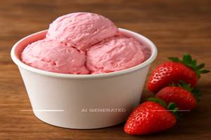 Strawberry Ice Cream (2 Scoops)