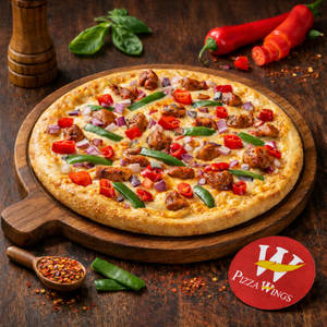 Butter Chicken Pizza