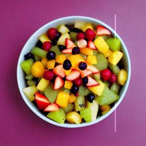 Mix fruit veggie nut salad