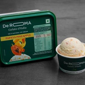 Papaya Pineapple Ice Cream