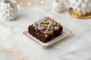 Eggless Walnut Brownie