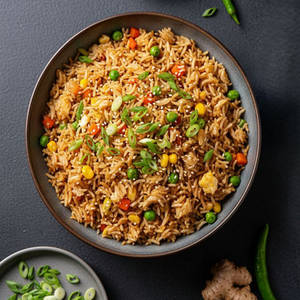 Veg Chilli Garlic Fried Rice (large)