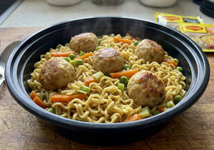 Chicken Meatball Maggi