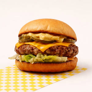 American All Meat Burger