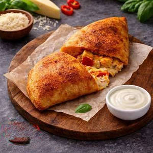 Spicy Paneer Calzone