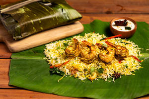 MANGALORE GHEE ROAST BIRYANI (prawns) (p)