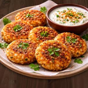 Sabudana Tikki W/ Raita