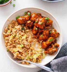 Chicken Manchurian Fried Rice