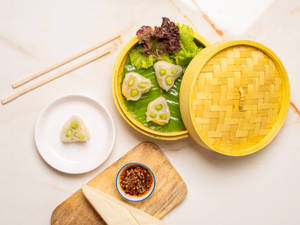 Edamame Cream Cheese Dimsum
