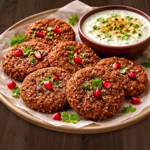 4 Kuttu Tikki W/ Raita