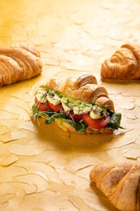 Caprese Croissant Sandwich