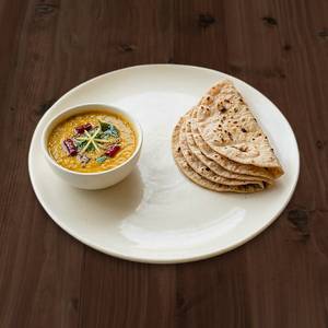 Dal Fry + 4 Roti                                                