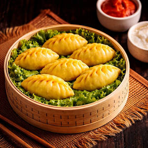 Cheese Corn Momo (6pieces)