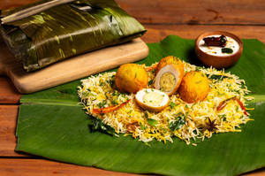 CHETTINAD EGG BIRYANI (p)