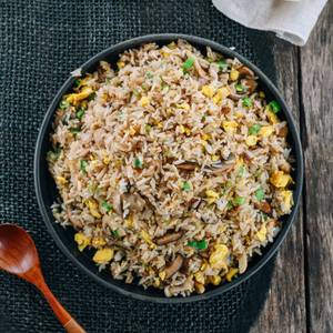 Mushroom onion fried rice