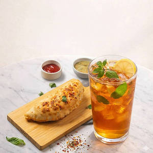 Classic Garlic Bread + Lemon Mint Iced Tea