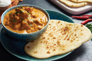 Butter Chicken With 02 Plain Naan