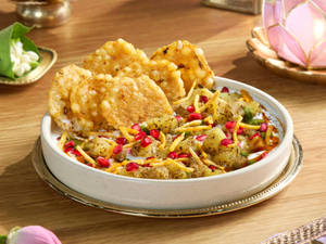 Falahari Sabudana Papdi Chaat