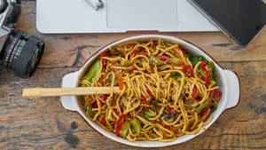 Veg Hakka Noodles