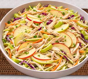 Apple Chicken Coleslaw Salad