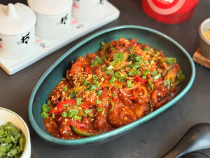 Shredded Lamb In Hot Garlic Sauce