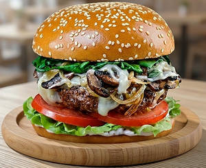 Spicy Mushroom Burger