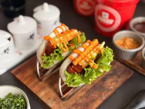 Honey Glazed Cottage Cheese Bao