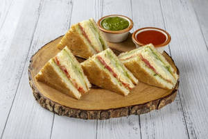 Veg Hulk Sandwich (three Layered)