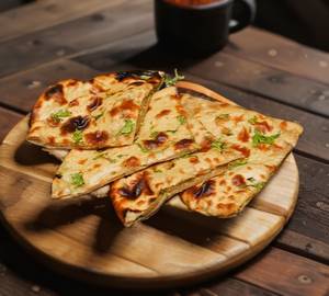 Green Chilli paratha With Amul Butter
