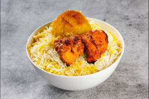 Chicken Tikka Biryani[1000Ml,2Pc Tikka,1 Aloo]