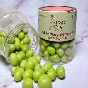 White Chocolate Coated Pistachio Jar [100 g]
