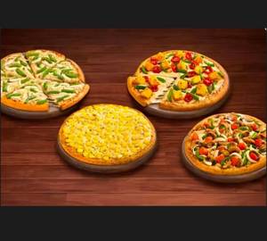 Pizza party for 4 (Veg)