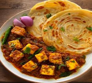 3 Parotta + Panner Masala