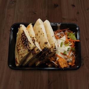 Open Paneer Shawarma With Khabus