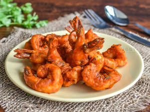 Flaky Fried Prawns