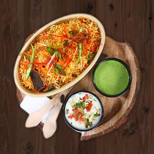 Vegetable Biryani with cold drink 250ml