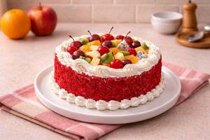 Red Velvet Fruit cake