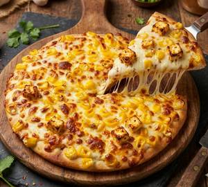 Chessy Sweet Corn+paneer Pizza