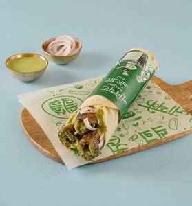 Junior Veg Haryali Kebab Roll