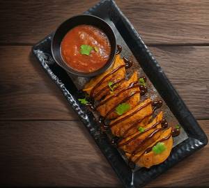 Barbeque Chicken Fried Momos