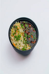 Veg Fried Rice With Stir Fried Vegetables