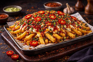Bhut Jolokia Loaded Fries (extreme Spice)