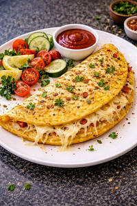 Cheese Omelette[4 Eggs]