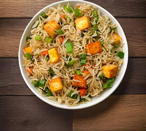 Paneer Chilli Garlic Fried Rice