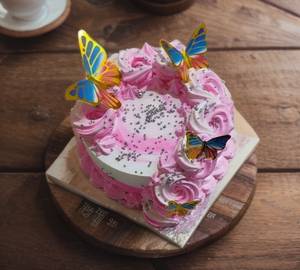 Butterfly Strawberry Cake [500 G]