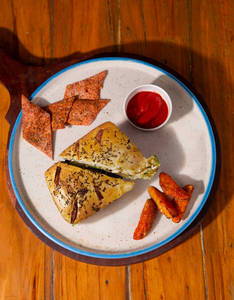 Chicken Ham, Omelette & Cheese Panini