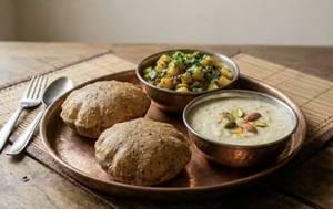 Mini Navratri Thali With sabudana Kheer