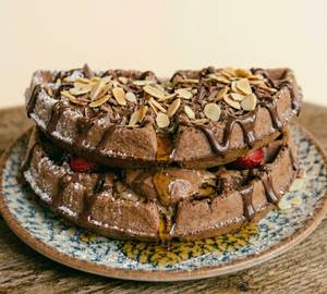 Almond Choco Butter Waffle