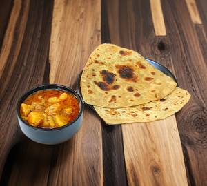 Paratha with aloo sbji