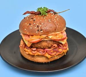 Fiery burger